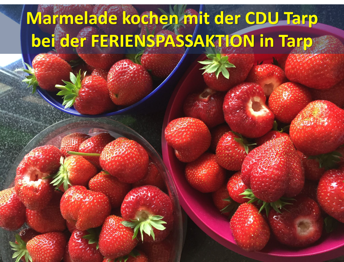 „Marmelade kochen“ mit dem CDU-Ortsverband Tarp